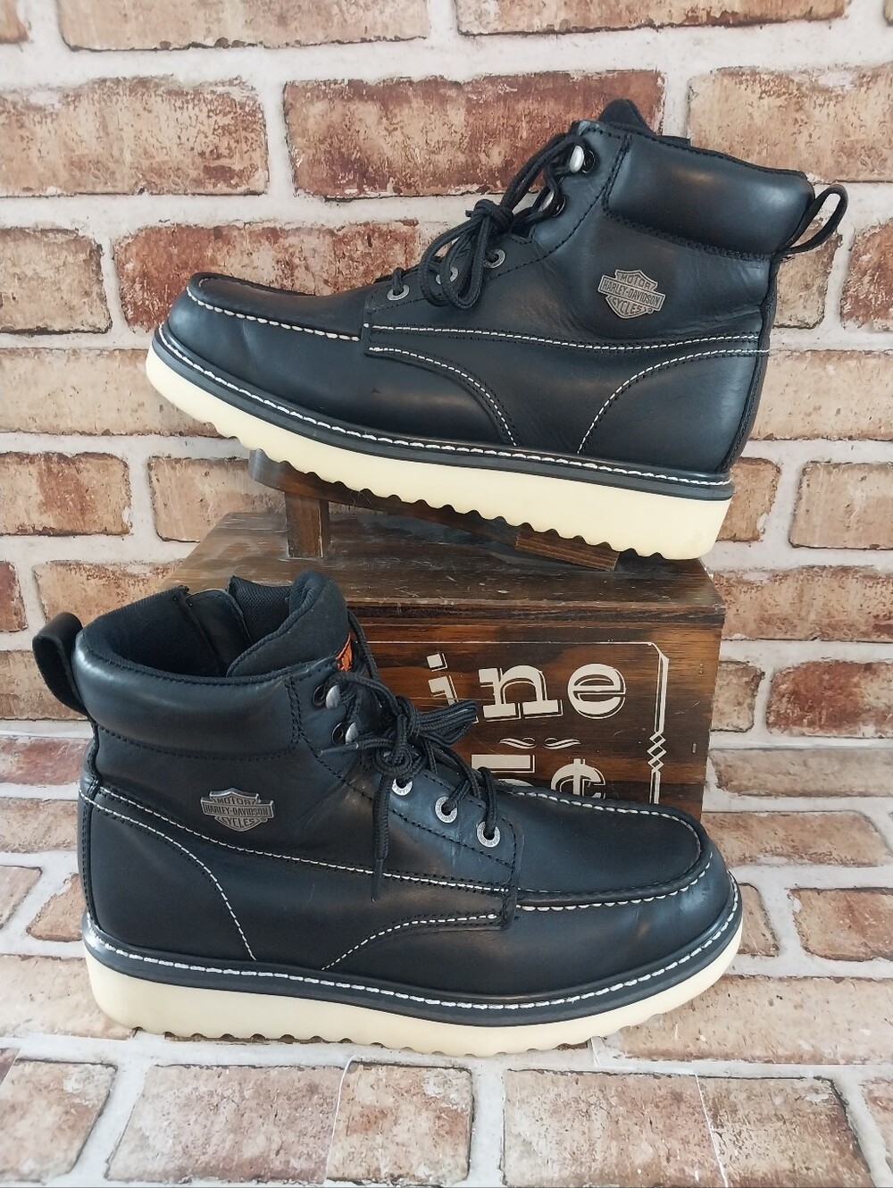 Pre-owned Harley Davidson Beau Boots